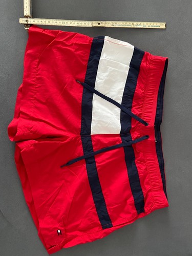 Badehose tommy hilfiger rot - badehose,